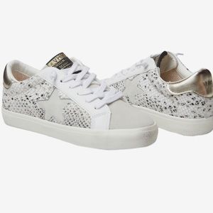 Vintage Havana KATE Gold Snake Multi Star Sneaker Size 8.5